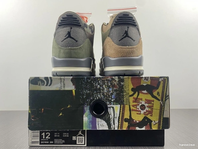 HYPE Air 3 Retro Camo Patchwork Jordan DO1830-200 0708
